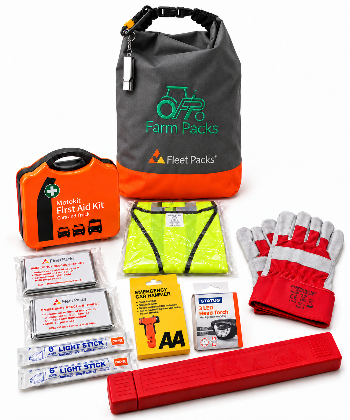 FarmPacks Vehicle Safety Emergency Essential Kit