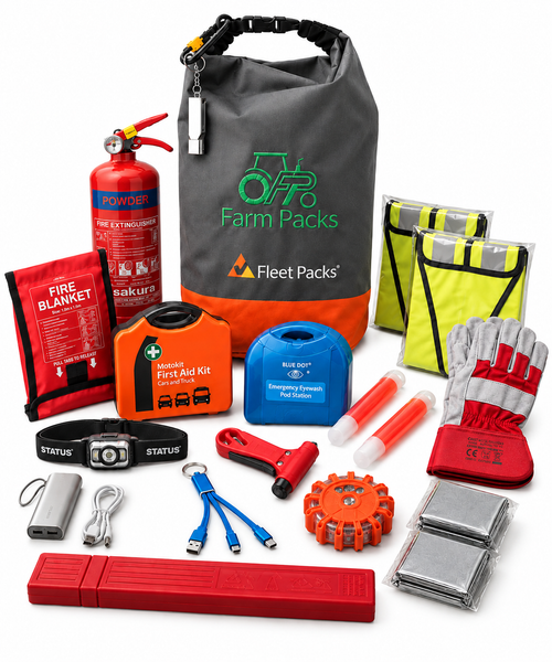 2 x FarmPacks Vehicle Safety Emergency Kit Bundle