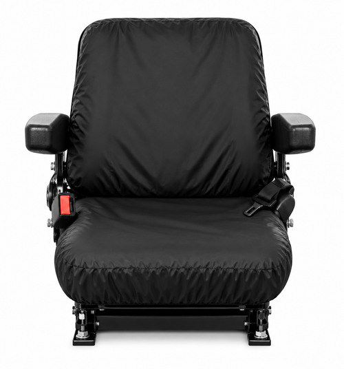 Crown FC Series Low Back Forklift Seat Cover, front view