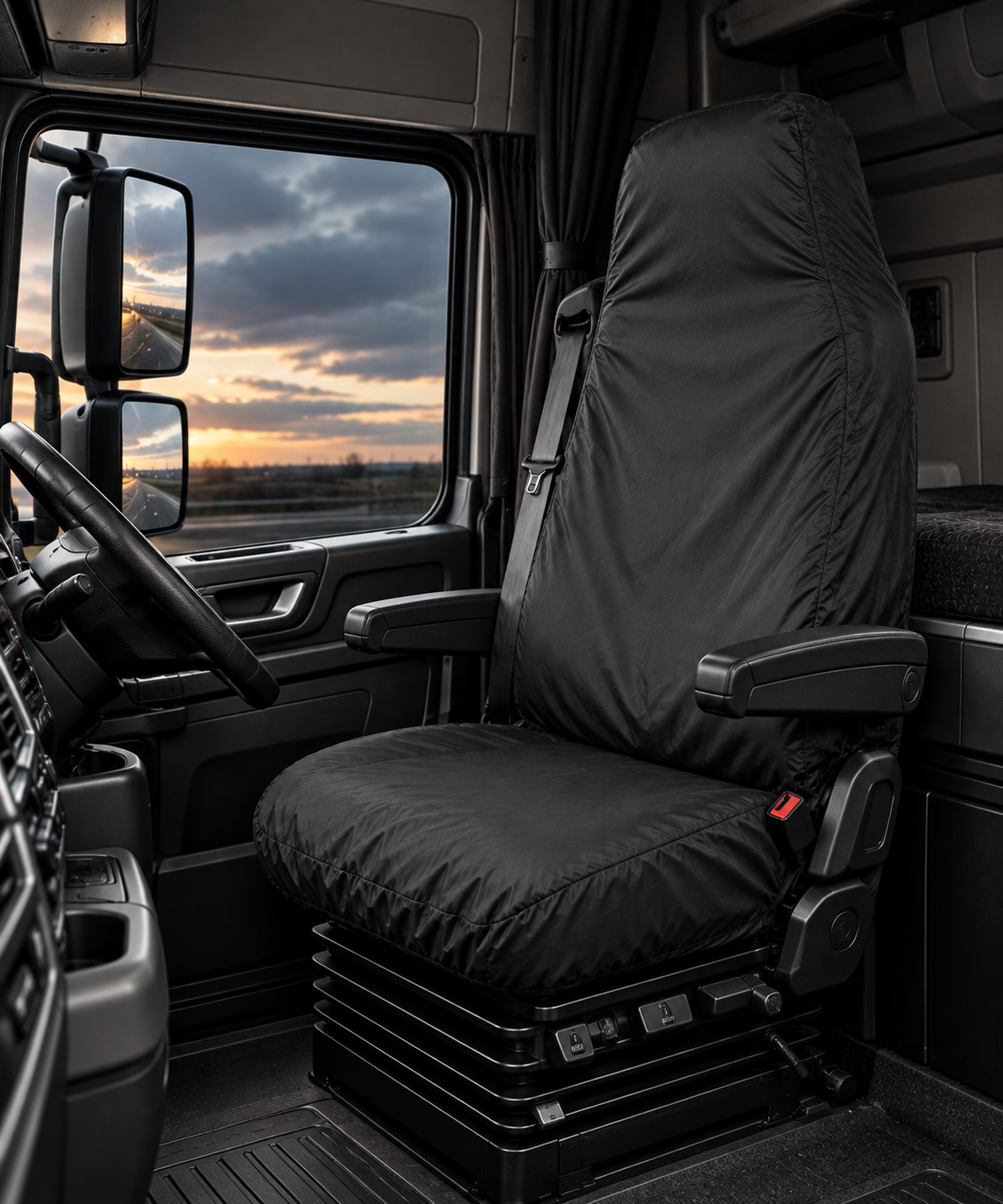 Heavy Duty Lorry Seat Cover – Waterproof HGV & Truck Driver Seat Cover