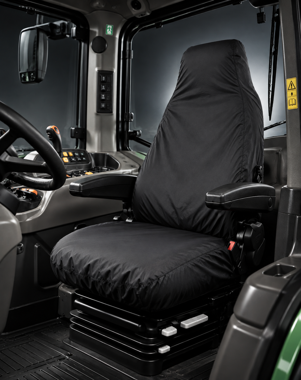 Heavy Duty High Back Tractor Seat Cover – Operator Seat Protector