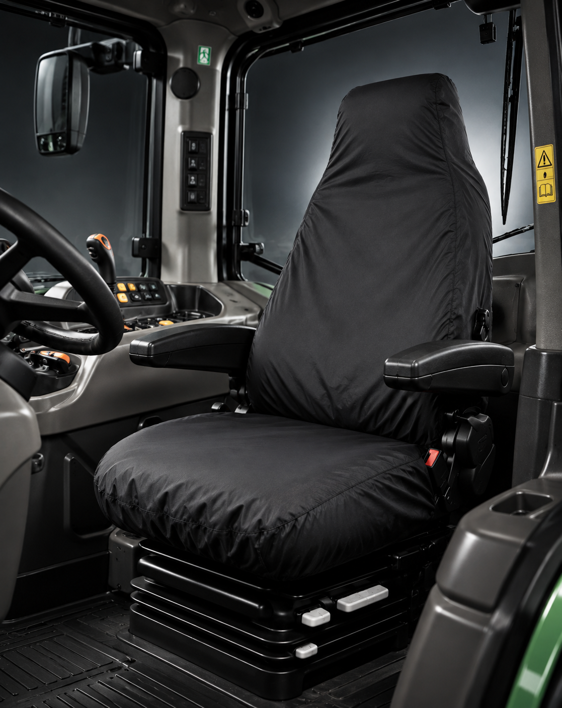 Heavy Duty High Back Tractor Seat Cover – Operator Seat Protector
